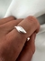 Anillo Regulable Doble Blade Acero blanco