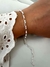 Pack Pulseras x 3 Acero blanco