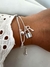 Pack Pulseras x 3 Acero blanco