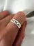Anillo Red Rombi Acero blanco