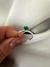 Anillo Maxi Bella Esmeralda Acero blanco - comprar online