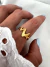 Anillo Frecuencia Acero dorado