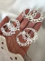 blister aros x 6 acero blanco