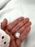 Conjunto Zircon Corazón 45 Cm Acero blanco - comprar online