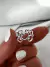 Anillo Regulable Empty Hearts Acero blanco - comprar online