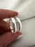 Par Aros Empty Acero Blanco