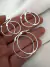 Par Aros Empty Acero Blanco - comprar online