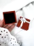 Exhibidor Cajita Anillos Rojo - comprar online