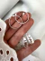 Blister Aros x 12 Acero blanco/AR4434P