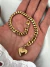 Pulsera Alondra Corazón 19 Cm Acero dorado - comprar online