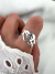 Anillo Cupido Calado Acero blanco