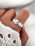 Anillo Regulable Imperio Acero blanco