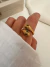 Anillo Regulable Nagini Acero Dorado