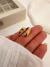 Anillo Lazos Chunky Acero dorado - comprar online