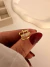 Earcuff Alexa Acero dorado