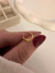 Earcuff Rombis Acero dorado - comprar online