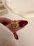 Earcuff Cubitos Colgantes Acero dorado - comprar online