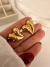 Par Aros Maxi Amore Rainbow Acero dorado