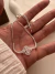 pulsera regulable gladiola cubik 19 cm acero blanco - comprar online