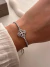 pulsera regulable gladiola cubik 19 cm acero quirurgico