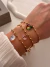 Pulsera Balls Corazon 19 cm Acero Dorado