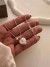 Conjunto Ring Corazón 45 Cm Acero blanco