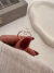 Anillo Hojitas Caladas Acero Blanco - comprar online
