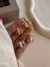 Par Aros Hera Chunky Acero dorado