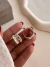 Par Aros Hera Chunky Plateado Acero quirúrgico - comprar online