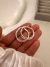 Par Aros Doble Falker 2,5 Cm Acero blanco - comprar online