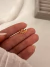 Earcuff Dude Acero dorado - comprar online