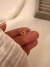 Earcuff Triple Acero dorado
