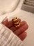 Earcuff Cuádruple Acero dorado