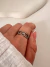 Anillo Rectangle Eslabón Acero quirúrgico