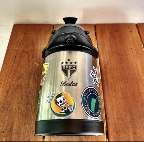 Garrafa 2,5 Litros Inox Personalizada a Laser