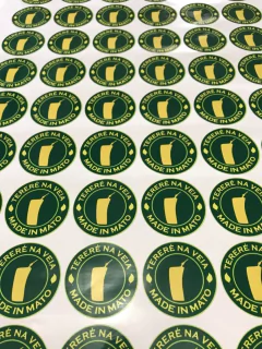 Kit Adesivos Tereré Na Veia - 6 Adesivos - Frete Grátis