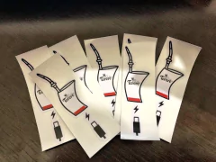 Kit Adesivos Recarregar o Tereré 6 unidades Pequenos FRETE GRÁTIS