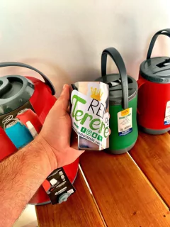 Copo Sextavado Adesivado 360 ML