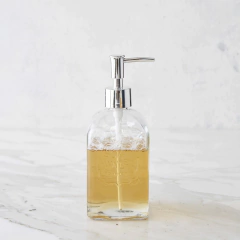 Dispenser de vidrio cuadraro Soap