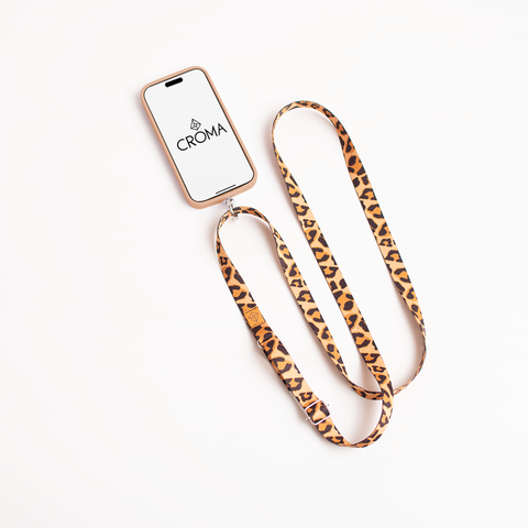 Correa de celular leopardo - comprar online