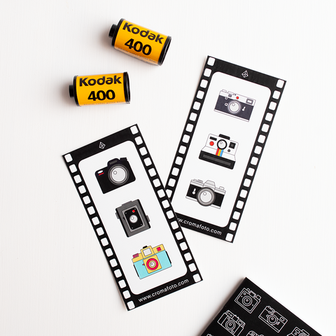 Planchas stickers cámaras #1 - comprar online