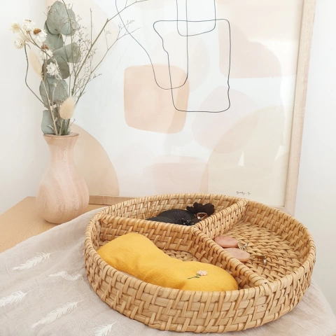 Organizador de fibras naturales - Praga