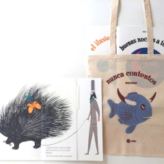 Pack #1 - Tres libros pop up + bolsa estampada en internet