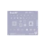 Stencil Reballing Samsung Note 4 Series Qualcomm APQ8084 CPU/BGA529 EMCP Universal Series QianLi QS41 - Plata