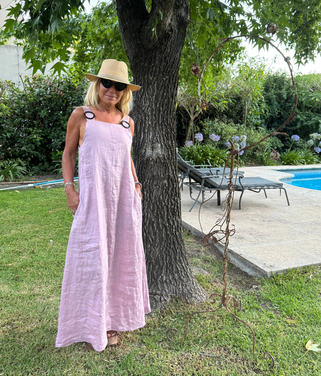 Vestido Athenas Con Argollas