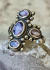 Anillo plata 925 con amatistas. Orelia - Shiló Joyas de Diseño
