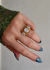 Anillo Guada Luz bronce piedra luna - comprar online