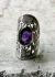 Anillo de plata 925 con amatista. Shield vintage - comprar online