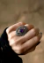 Anillo de plata 925 con amatista. Lyra