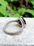Anillo Adri gotita calada Labradorita/Ónix - Shiló Joyas de Diseño
